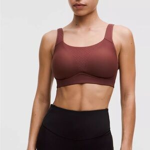 lululemon athletica rust-brown high-support sports bra